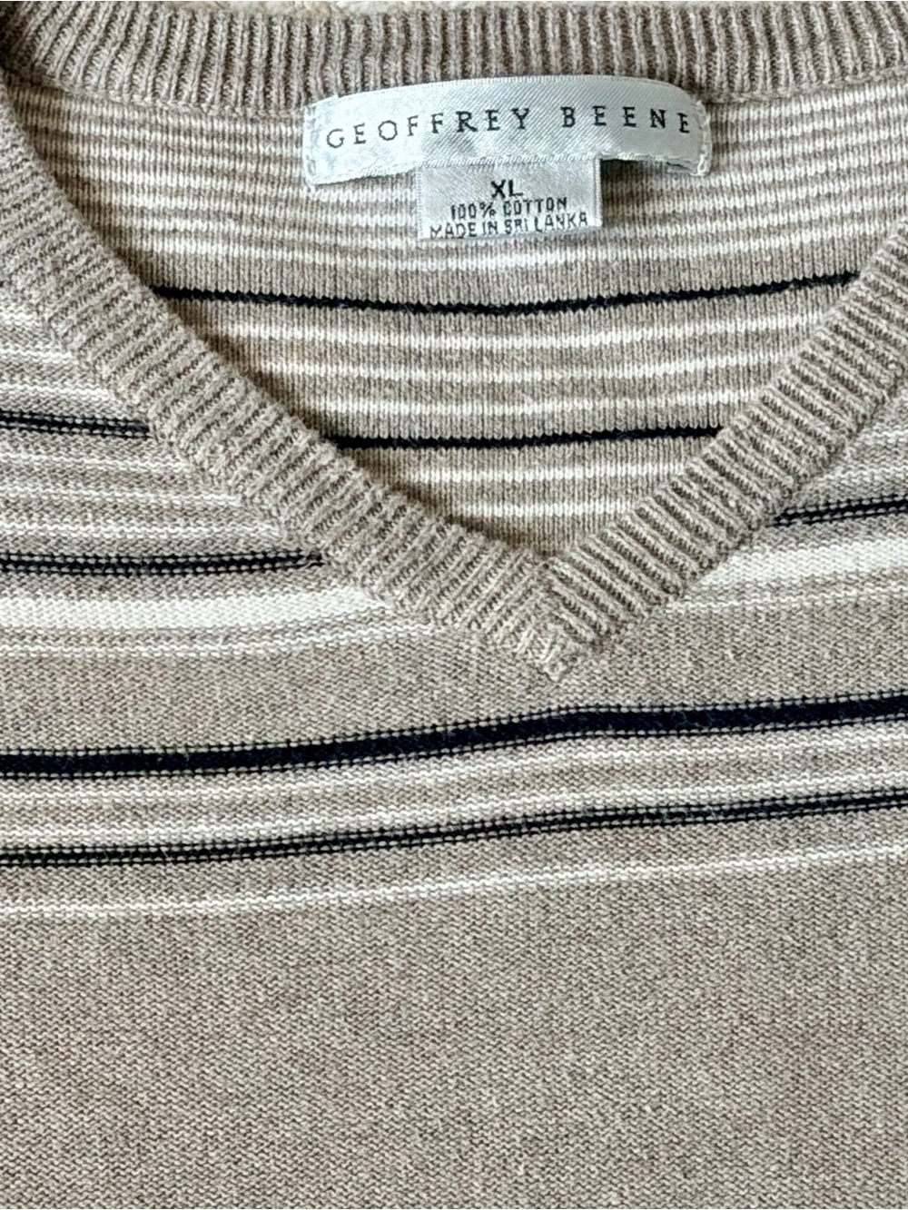 **$6 w/Bundle** Geoffrey Beene Men’s V-Neck Sweater